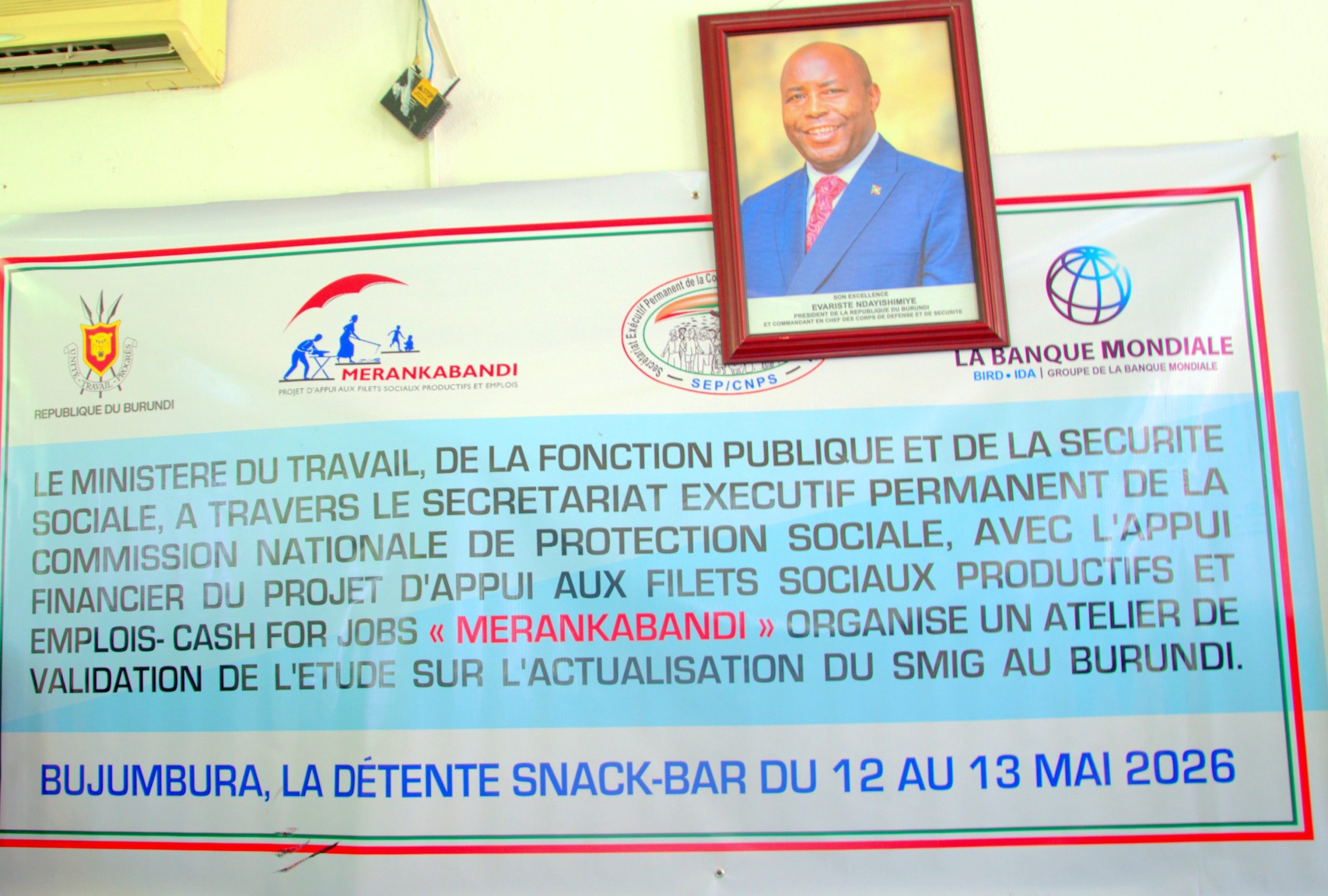You are currently viewing ATELIER DE VALIDATION DE L’ETUDE SUR L’ACTUALISATION DU SMIG AU BURUNDI.